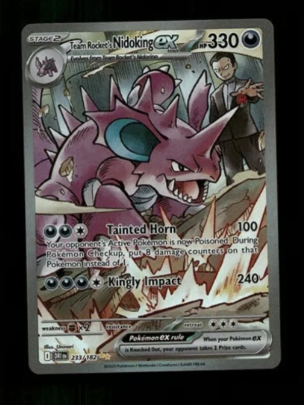 FAN-ART READ DESCRIPTION BELOW HOLO NIDOKING Card NIDOKING Pokemon Card p2